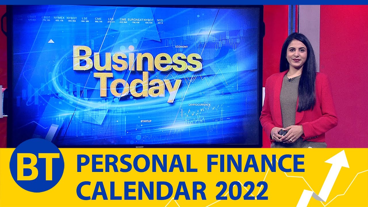 Personal Finance calendar for 2022