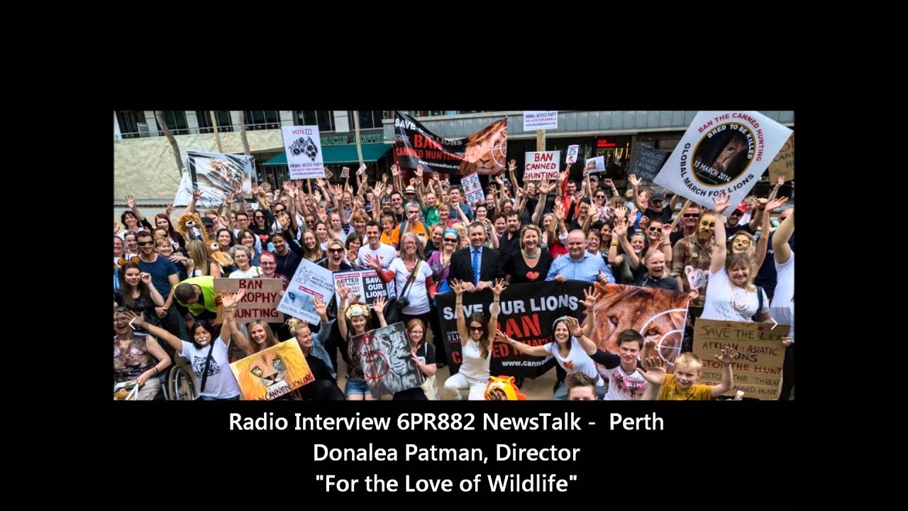 Interview - Canned Hunting  - Donalea Patman Director - For The Love of Wildlife