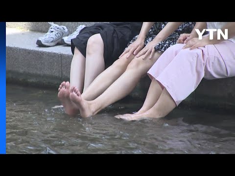 [날씨] 내륙 '폭염특보' 확대, 불볕더위 비상...내일 제주도 장맛비 / YTN