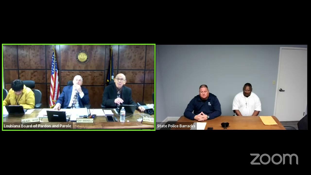 Louisiana Board of Pardons and Parole January 10, 2023 YouTube