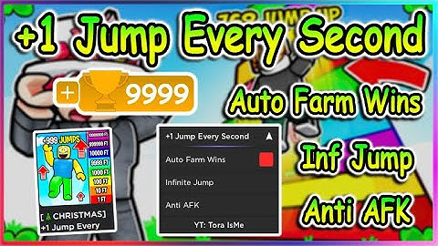 [🎄CHRISTMAS] Roblox +1 Jump Every Second Script - Wins Farm & More