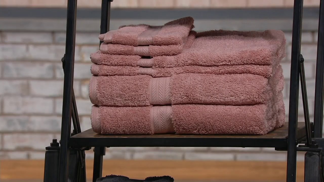 Christy Renaissance 6Piece Egyptian Cotton Towel Set on QVC YouTube