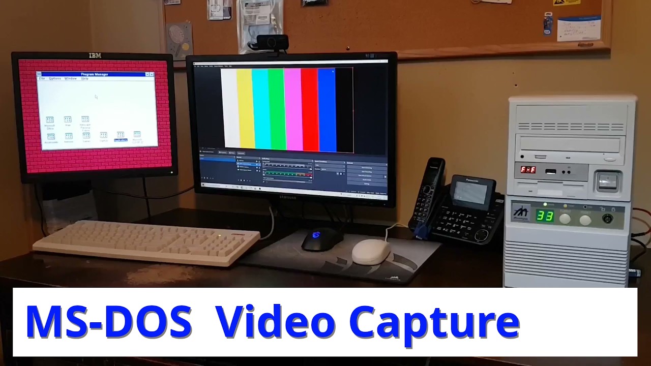 CHEAP MS-DOS Video Capture - YouTube