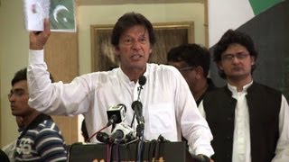 Former cricket star Imran Khan unveils election manifesto