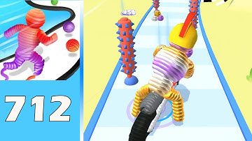 Rope-Man Run (IOS/Android) NEW UPDATE Gameplay Walkthrough All Level Eps 712 #Shorts
