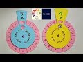 Maths Working Model | Maths Game For Students | Multiplication Table Wheel Math TLM  | The4Pillars