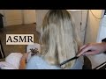 ASMR Gently Playing With My Sister's Hair 💛 (Hair Play, Combing & Spraying Sounds, No Talking)