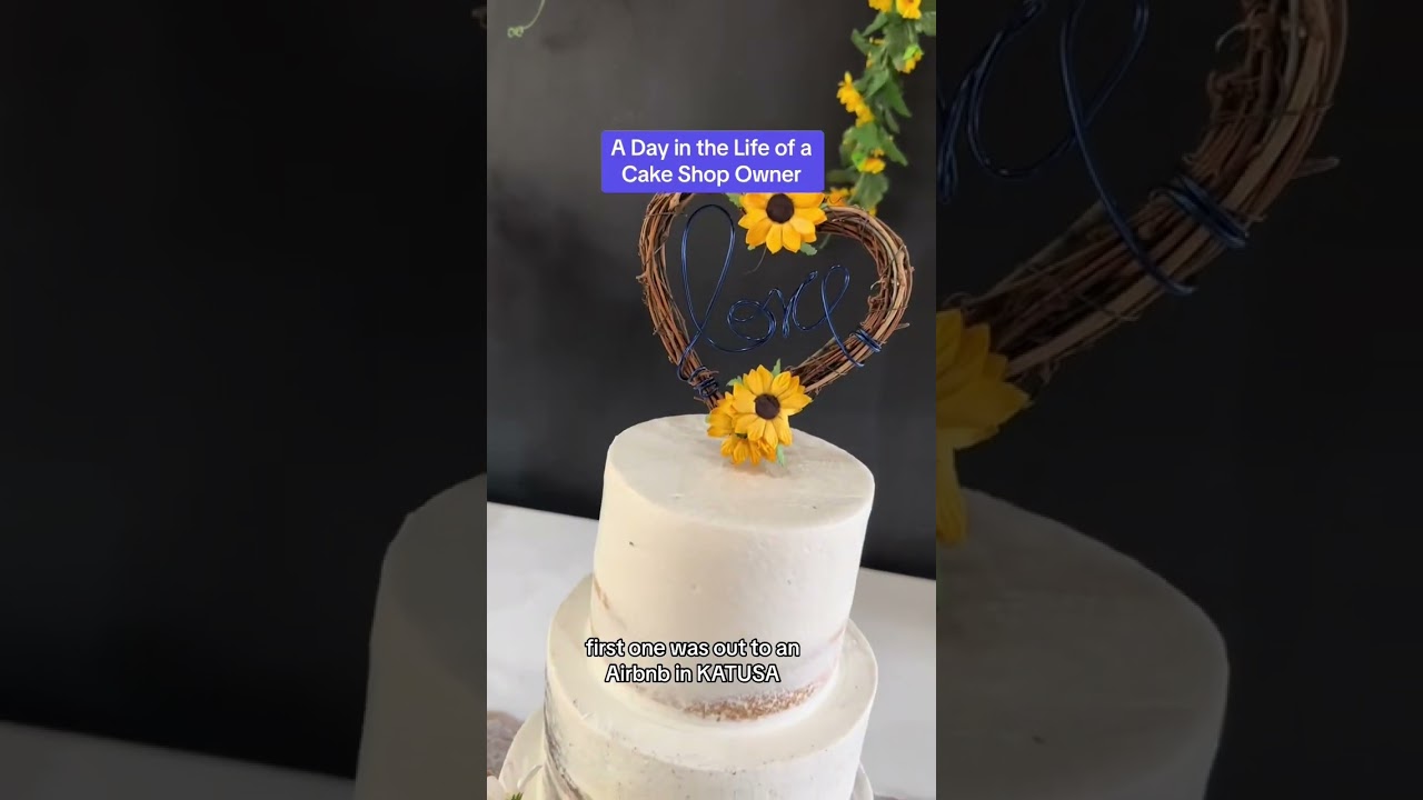 Another day in the life of a cake shop owner! 