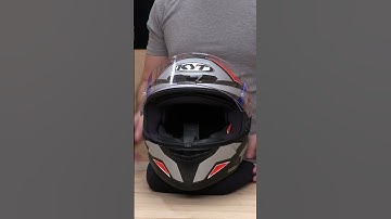 KYT TT Course Helmet Face Shield Change - SpeedAddicts.com #shorts