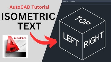 ISOMETRIC TEXT Tutorial - AutoCAD
