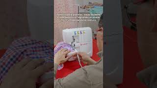 Overlock S0105 facilita este tipo de costura y ayuda a lograr un mejor ajuste en cada prenda.