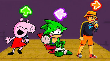 FNF Character Test | Gameplay VS Playground | VS Caught Sonic | VS Mr.Beast | VS Peppa Pig