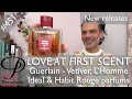 Guerlain habit rouge vetiver  lhomme ideal parfum review on persolaise love at first scent ep 451