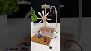DIY Mini Water Turbine Generator! 🌊🔋 #shorts #diy #science #experiment #virel
