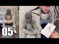 Drawing realistic portraits of strangers on the NYC subway compilation 5