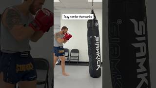 Simple combination for beginners to advanced kickboxing Muay Thai mma