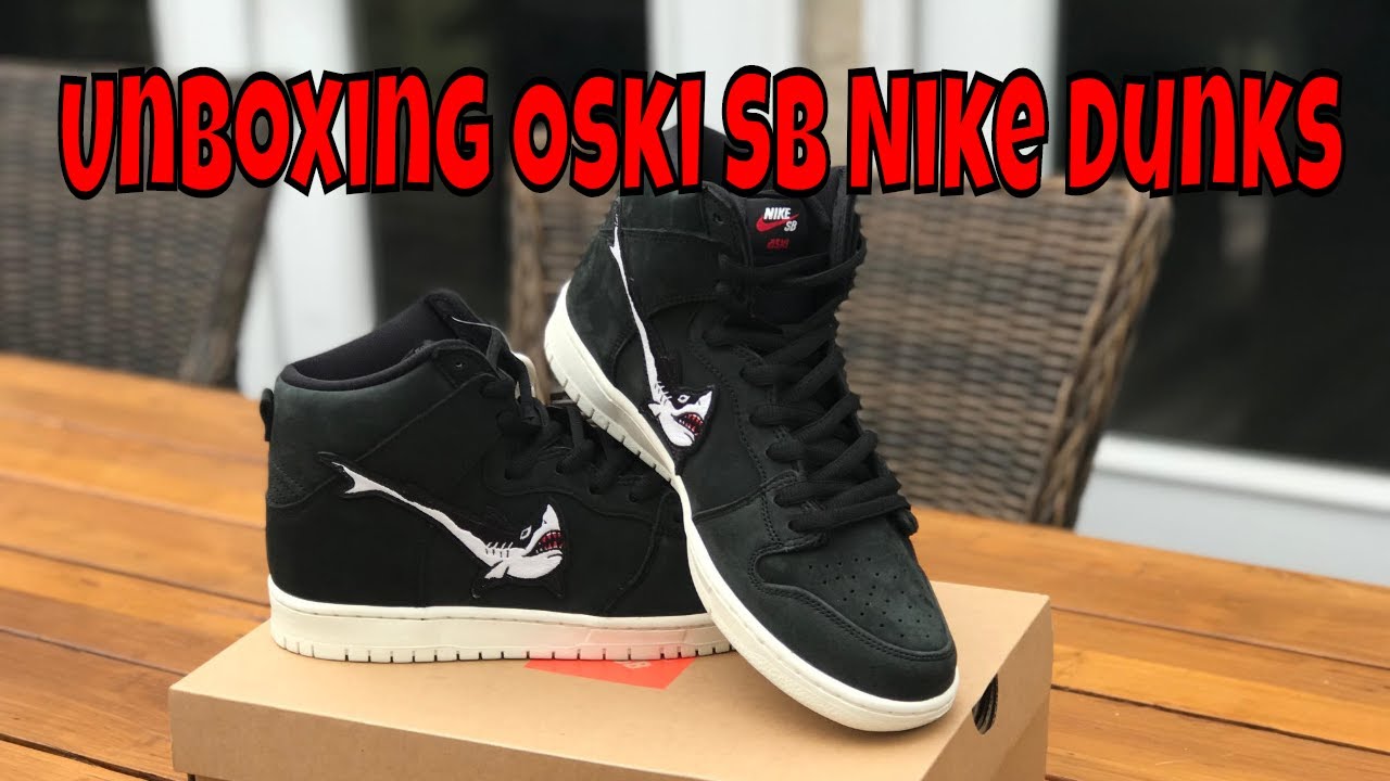 Unboxing Oski Nike SB Dunks (Shark Swoosh) - YouTube