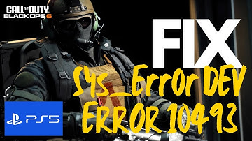 How to fix Black Ops 6 | Sys_Error DEV ERROR 10493 | PS5 ✅🔥