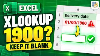 XLOOKUP Showing 1900 Keep Missing Dates Blank