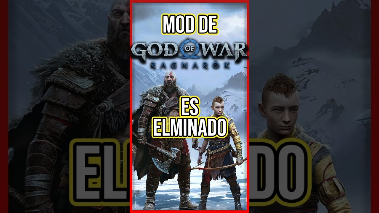 Uno de los mods mas populares de god of war Ragnarok fue eliminado #videojuegos