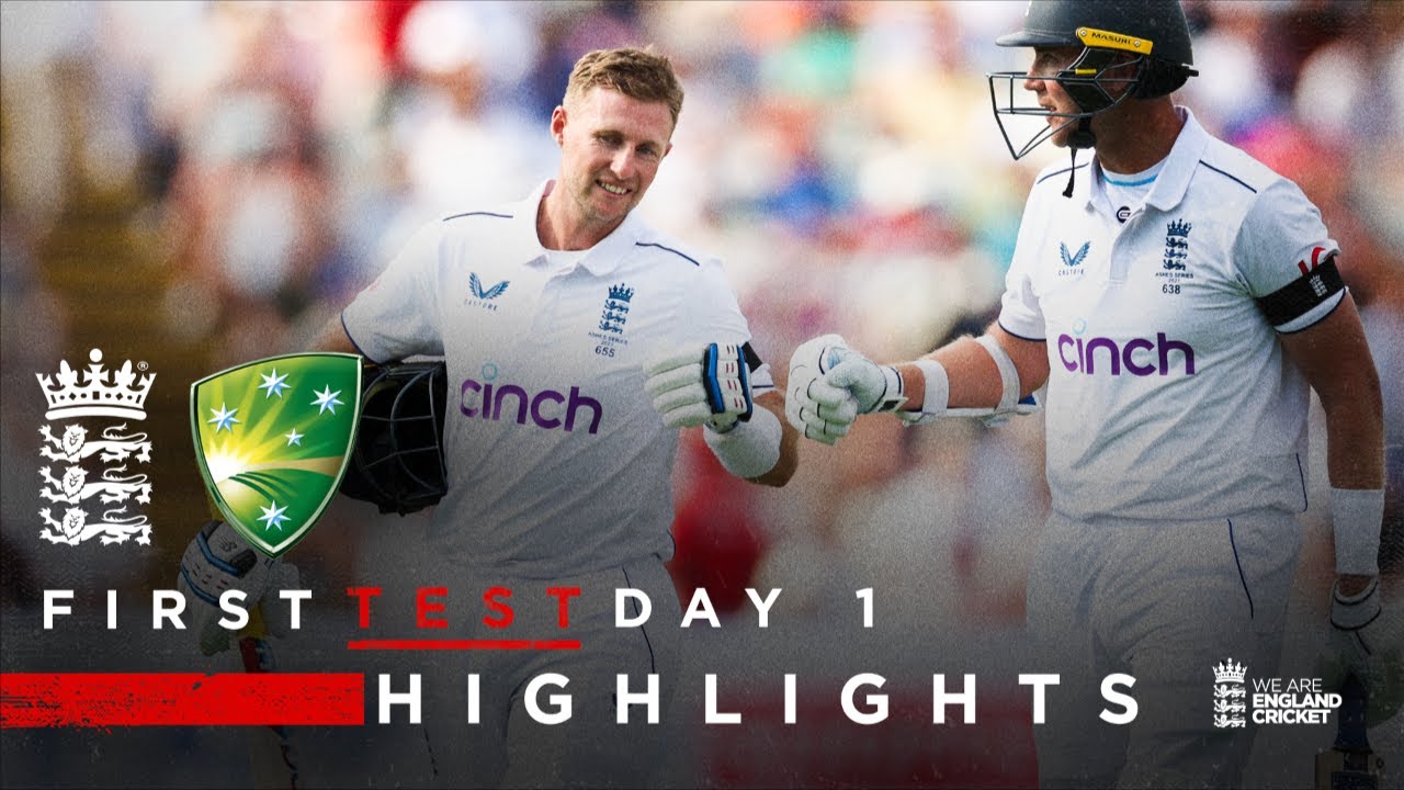 Root Begins Series with Century! Highlights - England v Australia Day 1 LV/u003d Insurance Test 2023