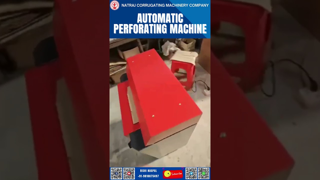 Automatic Perforating Machine | Best Paper Perforation Machine for Corrugated Packing