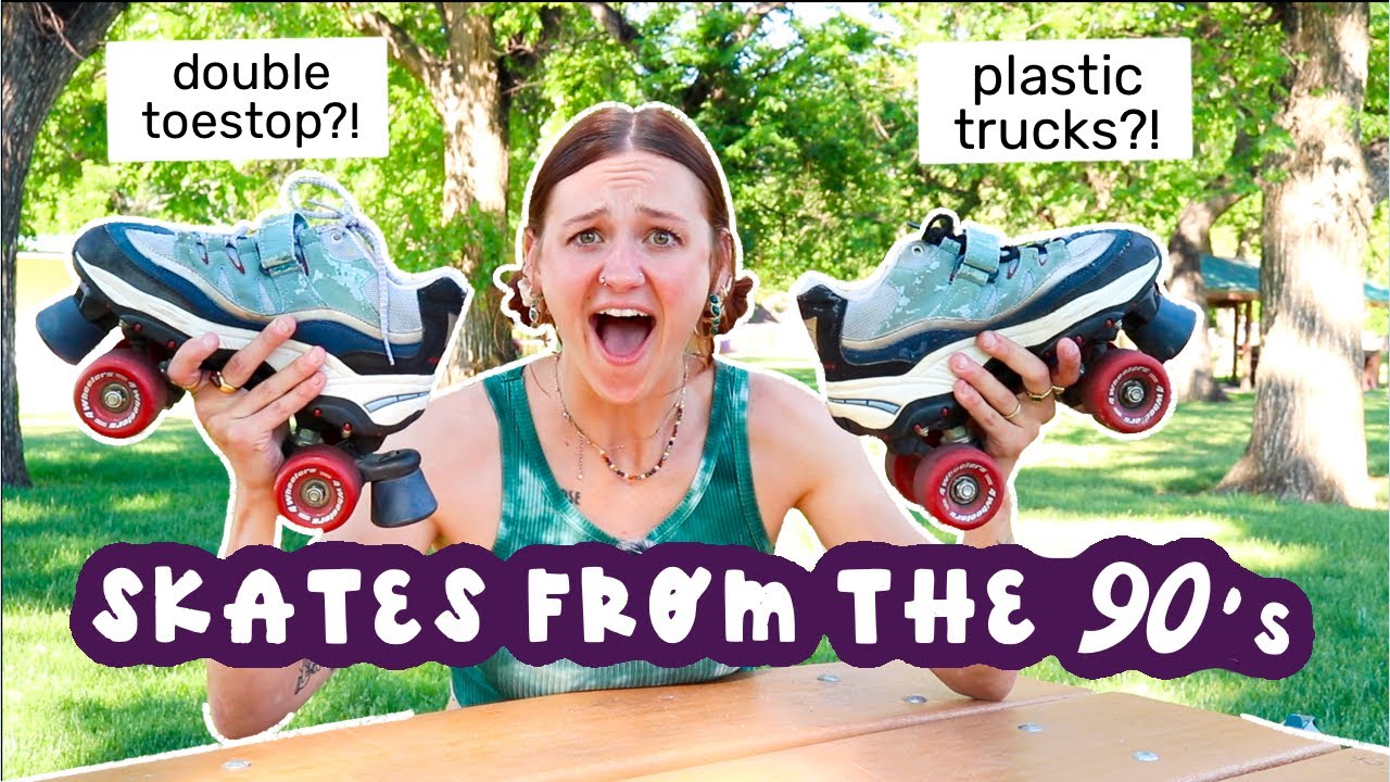 I TRIED VINTAGE SKETCHERS SKATES || CRASH TEST - YouTube