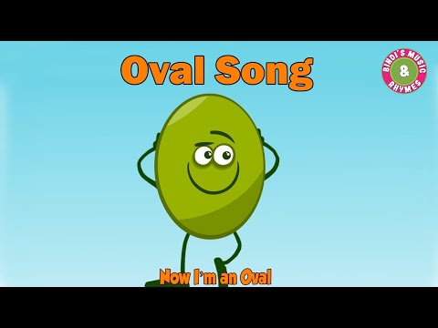 Oval Shape Song | Learn Shapes | Nursery Rhymes for Kids | Bindi's Music & Rhymes