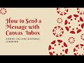 How to Send a Message with Canvas Inbox