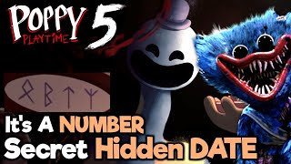 Poppy Playtime Chapter 5 - New Hidden Date Appeared In Recent Official Image By Mob Entertainment