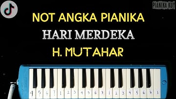 Not Pianika Hari Merdeka ( 17 Agustus Tahun 45 ) - Cipt. H Mutahar | Pianika Kuy