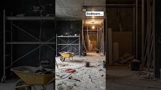 Black & Gold Luxury Bedroom Transformation 💎 | Epoxy Floor Masterpiece