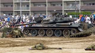 1/2戦闘訓練展示 陸上自衛隊守山駐屯地師団創立55周年記念行事 2017.10.28