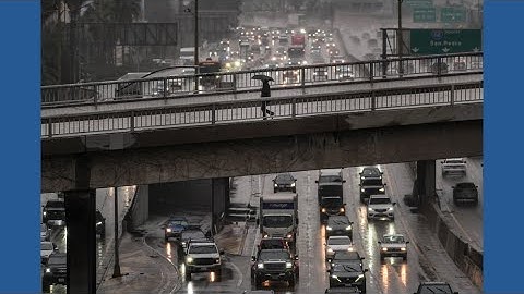 Atmospheric river hits Southern California with risks of flash floods and deaths