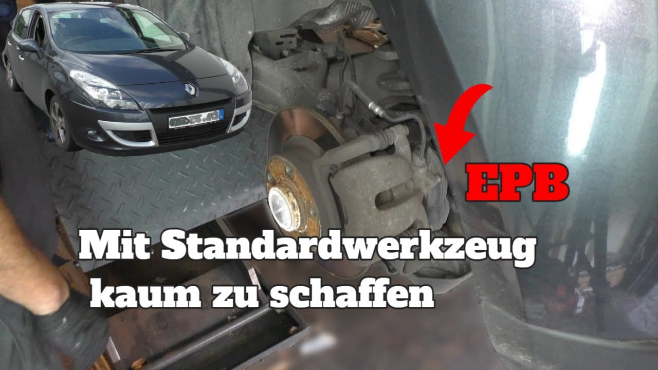 Renault Grand Scenic 3 Bremsen Hinten Wechseln Megane 3 / Scenic - Bremse hinten wechseln - mit elektrische Parkbremse
