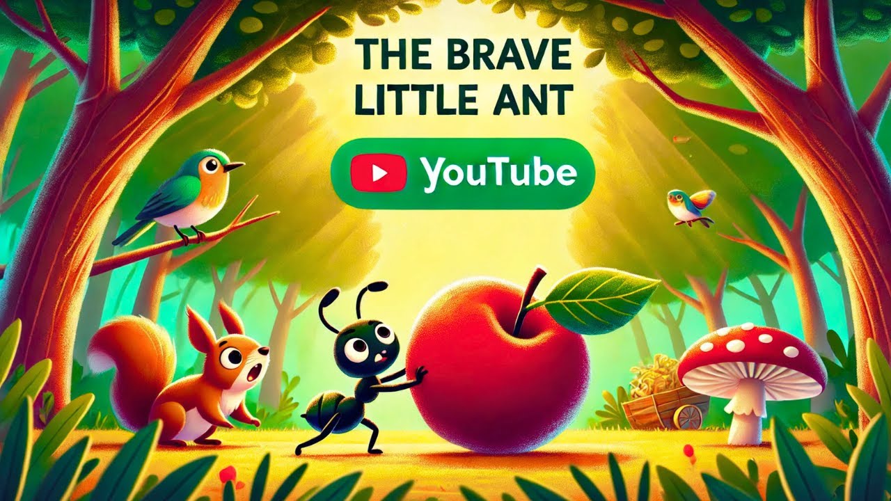 The Brave Little Ant | A Story of Hard Work & Courage || TITU Tales