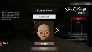 Specimen Zero Funny Moments Youtube