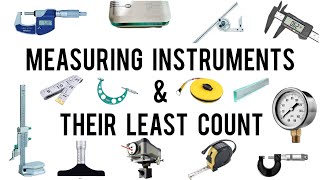 Measuring instruments and their least count | Measuring Equipment