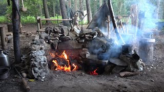 OUTDOOR STONE FIRE PIT