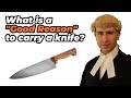 What is a Good Reason to Carry a Knife in the UK? | BlackBeltBarrister