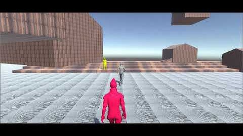 Unity: 有埸景 + 人物+對手+更改場景樣貌