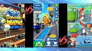 Subway Surfers VS Monorail Runner VS Bus Rush 2 screenshot 2