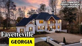 Living in Fayetteville, GA | $1.5M Luxury Estate | Gated Golf Community | Lake Views | 7,340 Sq Ft
