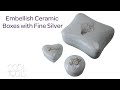 Cool Tools | Embellish Ceramic Porcelain Boxes with Fine Silver Clay by Jennifer Dins