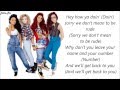 Little Mix & Missy Elliott - How Ya Doin' ? (Pictures + Lyrics)