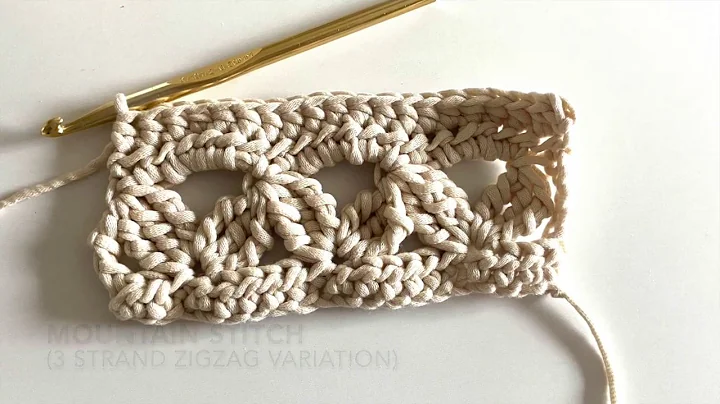 Learn the Beautiful Mountain Stitch in Crochet