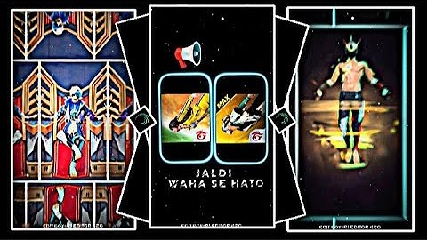 JALDI WAHA SE HATO 😂 XML FILE😎 💥FREE FIRE INDIA ✨NEW XML FILE TREND 💥 VIDEO