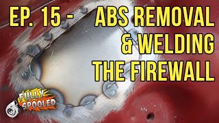 Lexus SC Drift Build. Ep.15 - ABS Removal and Welding the Firewall