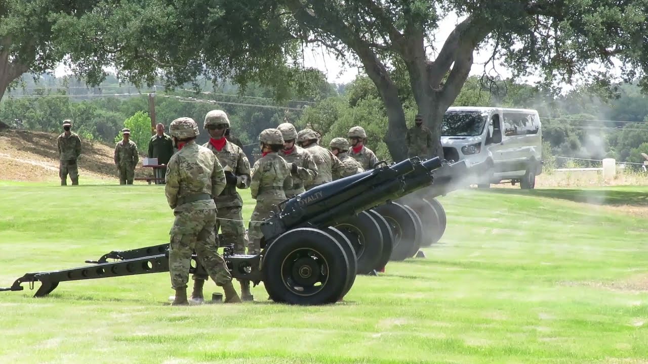 US Military News • The 91st Training Division • Artillery Salute • Fort Hunter May 15, 2021