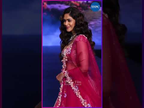 Mrunal Thakur Ramp Walk #entertaiment #ytshorts #mrunalthakur Welcome to the Official Channel of the - YOUTUBE